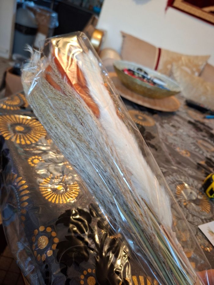 Bouquets de fleurs séché neuf hauteur 43 cm prix 2 euro - photo numéro 3