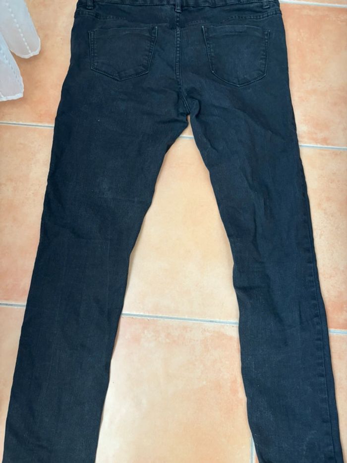 Jean grossesse noir Kiabi T40 - photo numéro 4