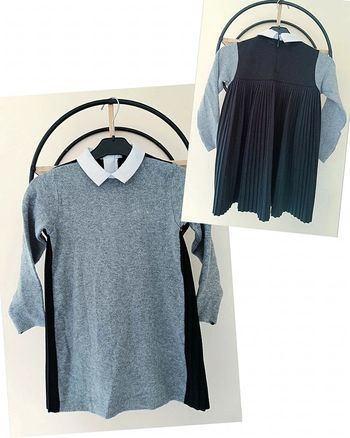 5 ans robe IKKS hivers bi matière