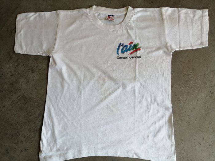 T shirt blanc Conseil Général Taille 150 B§C Neuf - photo numéro 2