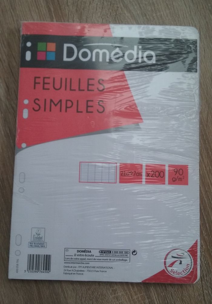 classeur et feuilles simples - photo numéro 5