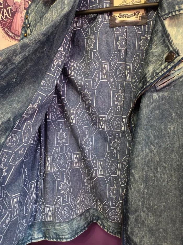 Veste en jean Kaporal T40 – Style rock & chic - photo numéro 3