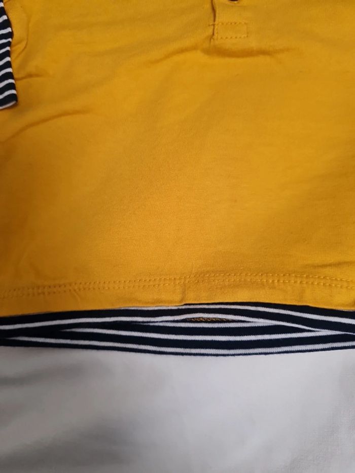 T-shirt ML polo 12 mois Mes Petits Cailloux - photo numéro 7