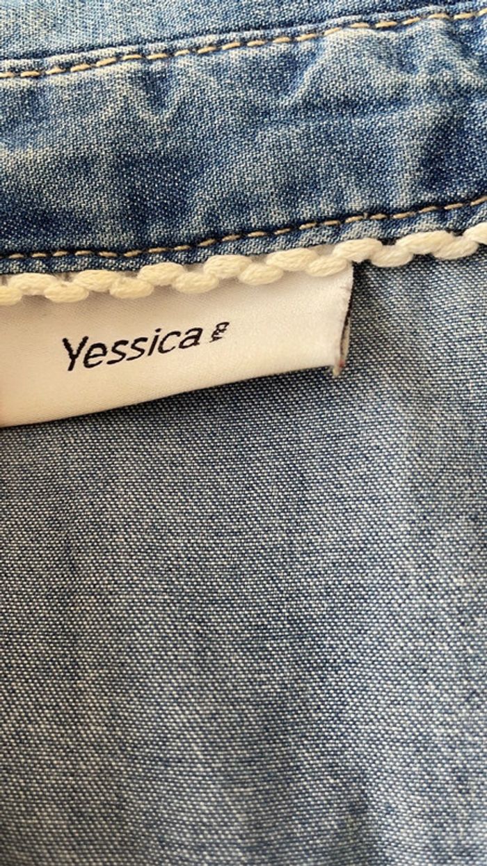 Chemise bleu en jean - photo numéro 3