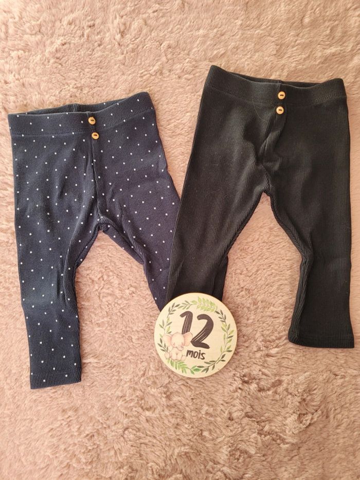Lot de 2 leggings