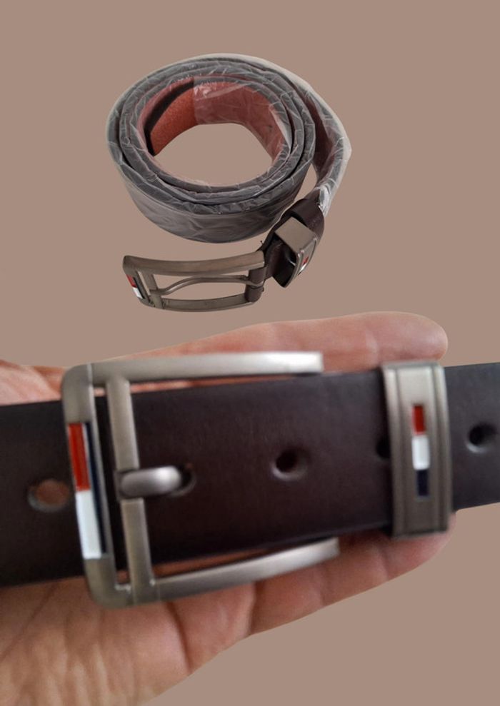Ceinture aux couleurs de la France cuir PU 125 CM-Marron - photo numéro 6
