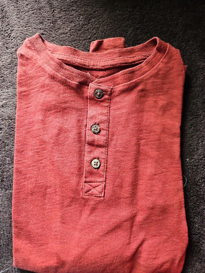 Tee-shirt manches longues garçon 10ans - photo numéro 2
