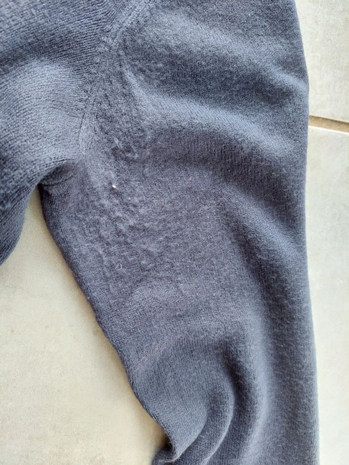 Gilet à boutons  bleu marine L - photo numéro 5