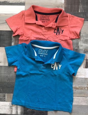 Lot de 2 polo 3 ans