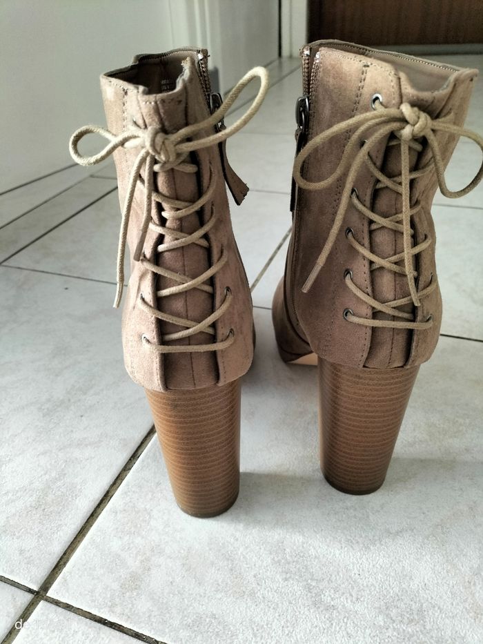 Bottine à talon marque justfab taille 40 - photo numéro 2