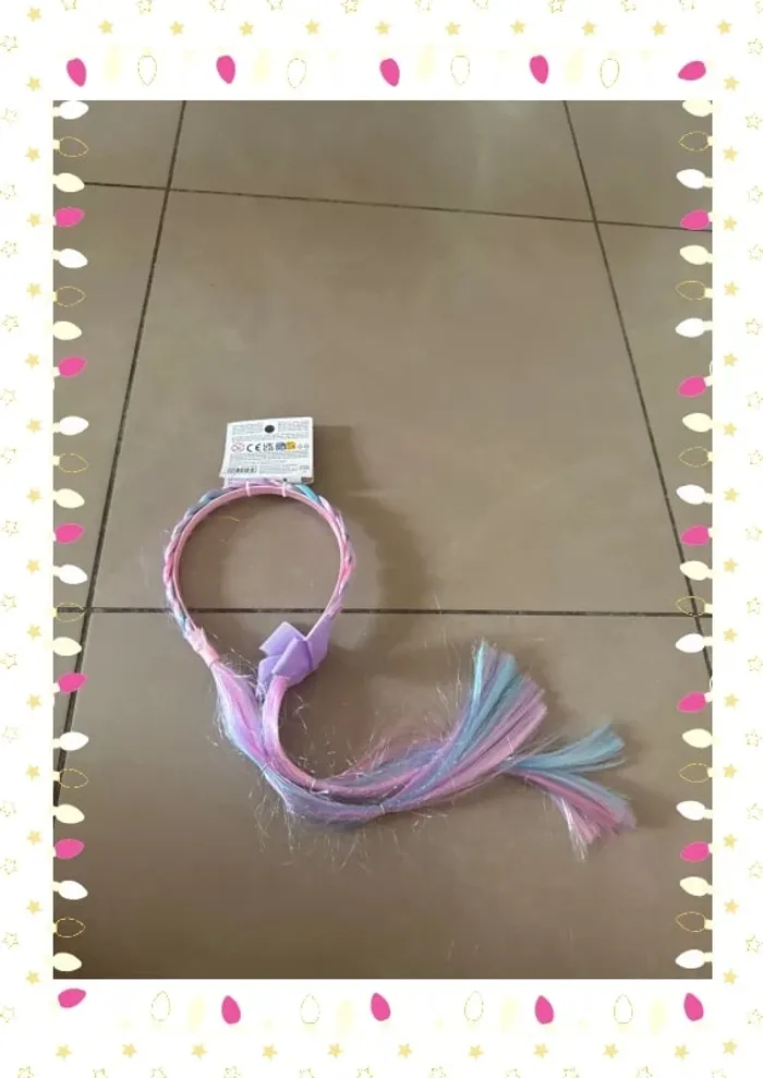 🎀 Serre-tête pastel avec mèches arc-en-ciel 🎀 - photo numéro 5