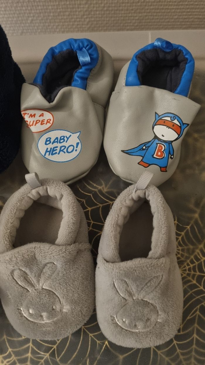 Lot chausson bebe pied - photo numéro 2