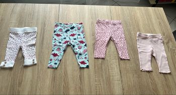Lot  de 4 legging taille 3 mois