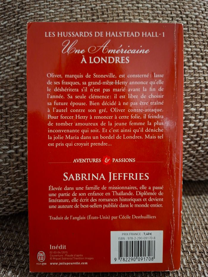 Une américaine à Londres de sabrina jeffries - photo numéro 2