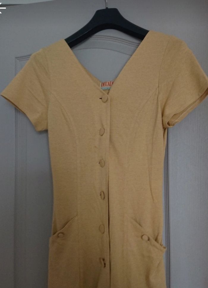 Robe longue jaune pâle - photo numéro 3