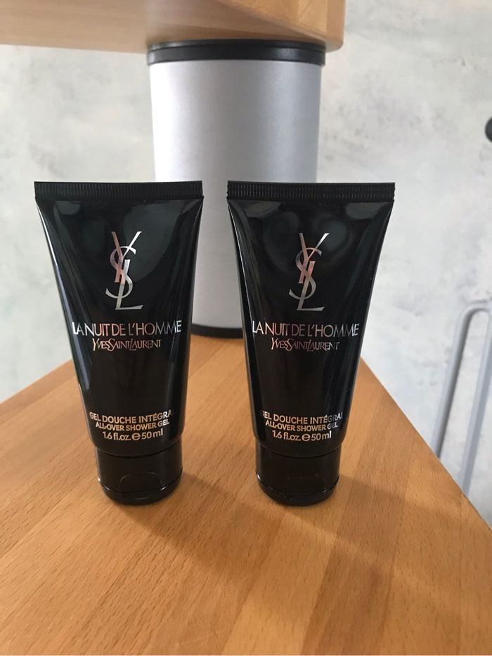 YSL La nuit de l’Homme gel douche x 2