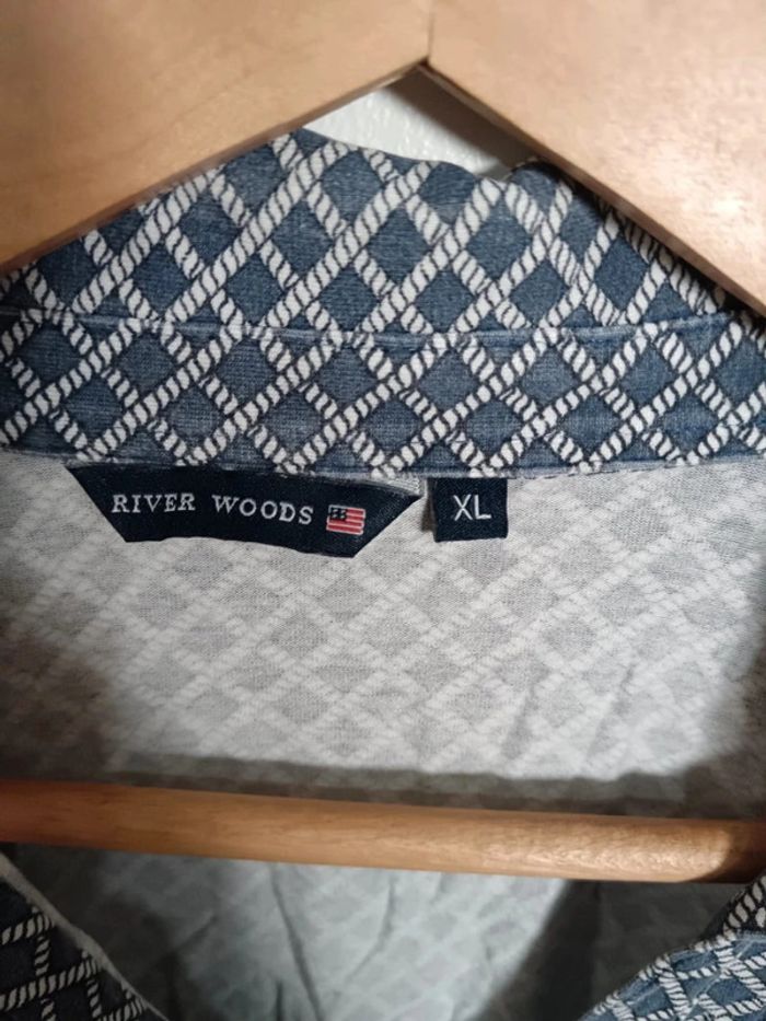 C17 chemisier bleu River woods XL - photo numéro 3