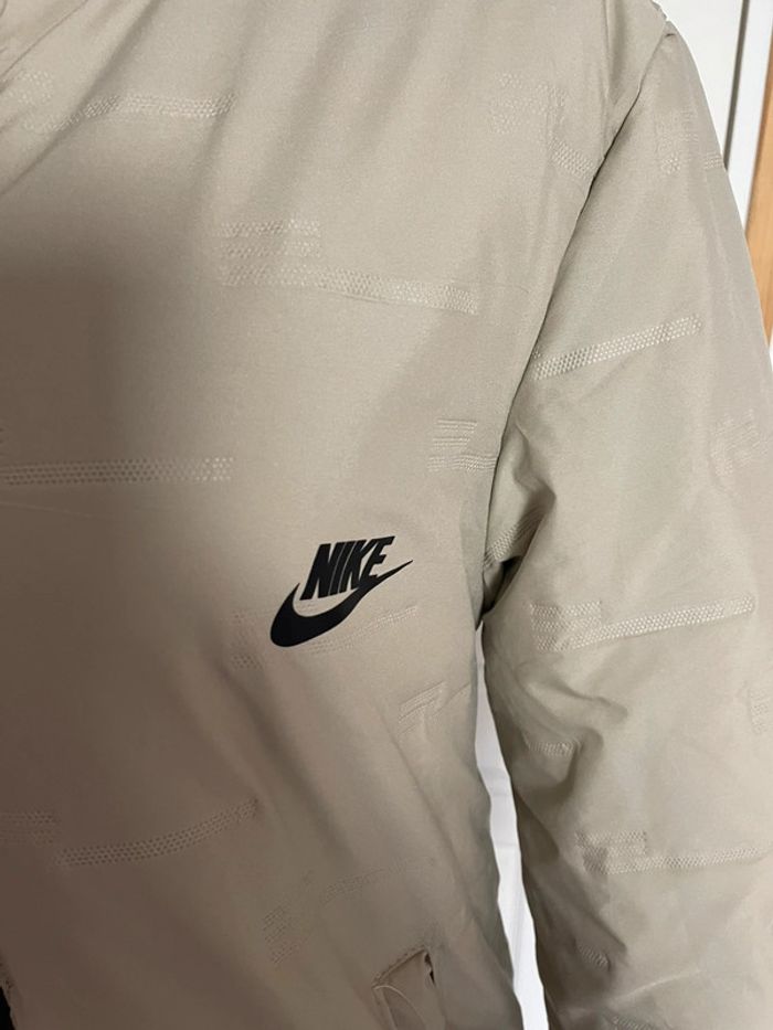 Blouson beige femme – Taille M – Motifs ton sur ton – Parfait état - photo numéro 2