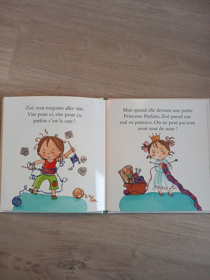 Livre Pincesse Parfaite "Zoé est impatiente " - photo numéro 3