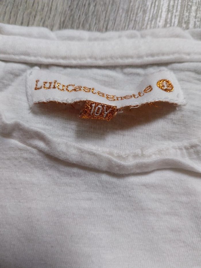 Tee-shirt manches longues lulu castagnette 10 ans - photo numéro 2