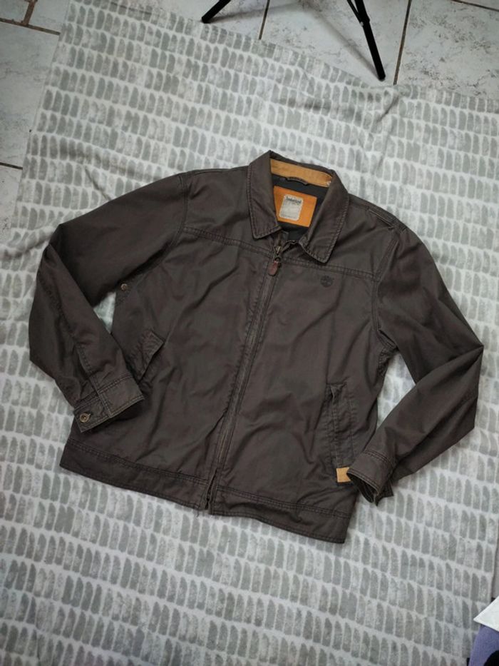 Veste marron kaki épaisse poches Timberland taille Xl 42 - photo numéro 1