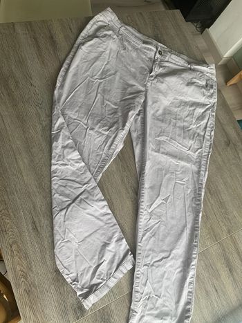 Pantalon ete gris clair taille 46