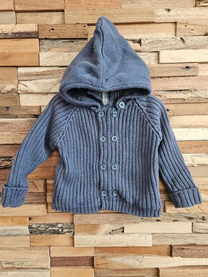 Gilet à boutons garçon 12mois