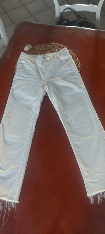 Jeans blanc straight