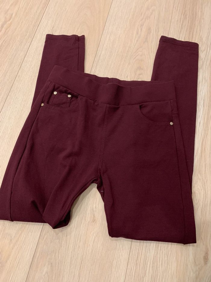 Jegging bordeaux - photo numéro 4