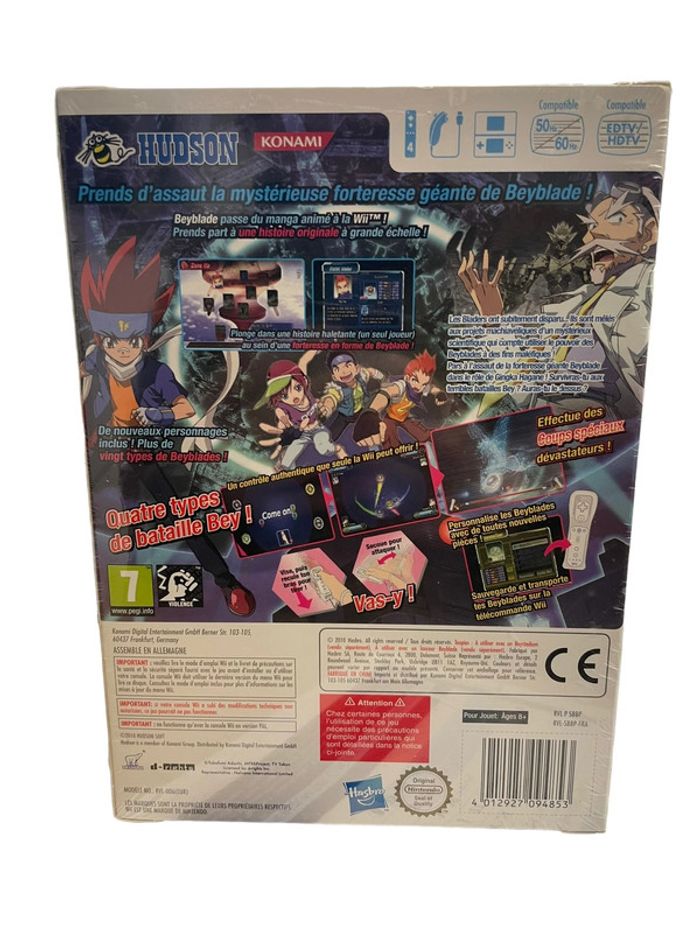 Jeu vidéo Beyblade Métal Fusion Counter Leone sur console Nintendo Wii neuf - photo numéro 2