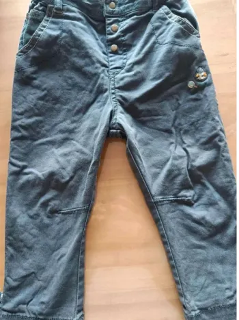 Pantalon bleu gris