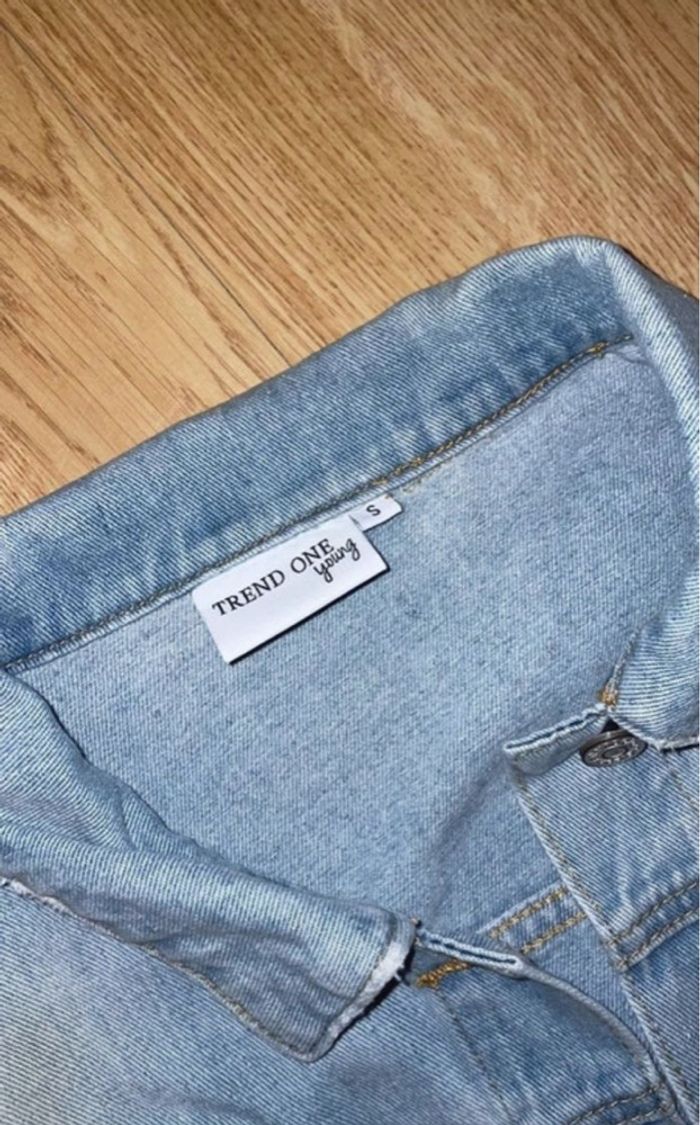 Veste en jean bleu clair Trend One - Taille S - Neuve sans étiquette - photo numéro 2