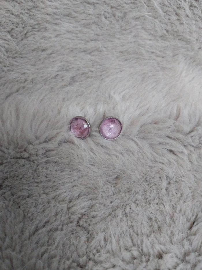 Boucles d'oreilles fleurs - photo numéro 3