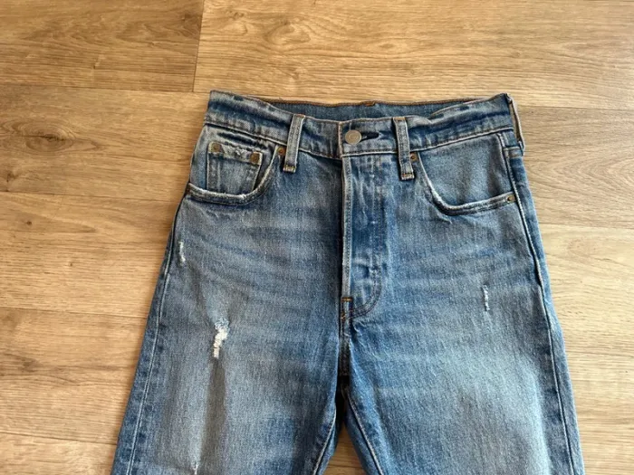 Levi ´s Jean, femme bleue modèle 501 S - photo numéro 2