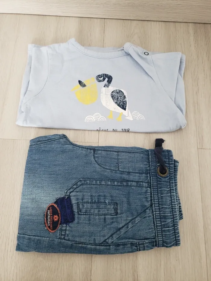 Ensemble garçon 12 mois été