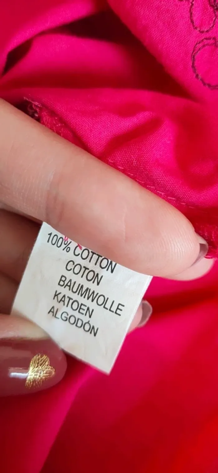 Robe/tunique été, couleur rose fushia - photo numéro 7