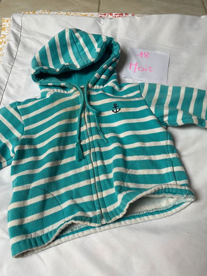 Veste 18 mois petit bateau tacher