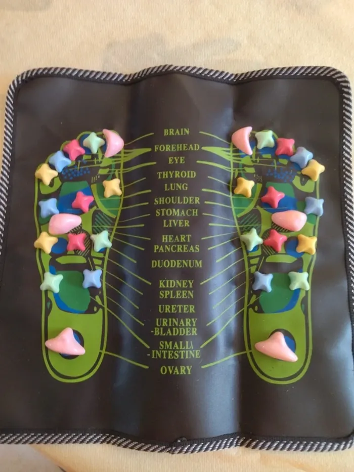 Tapis points douloureux pieds. Tbe