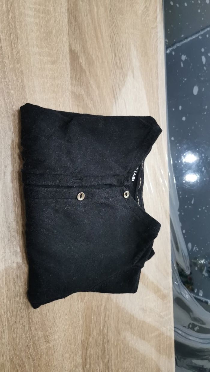 Gilet noir 6ans kiabi - photo numéro 2