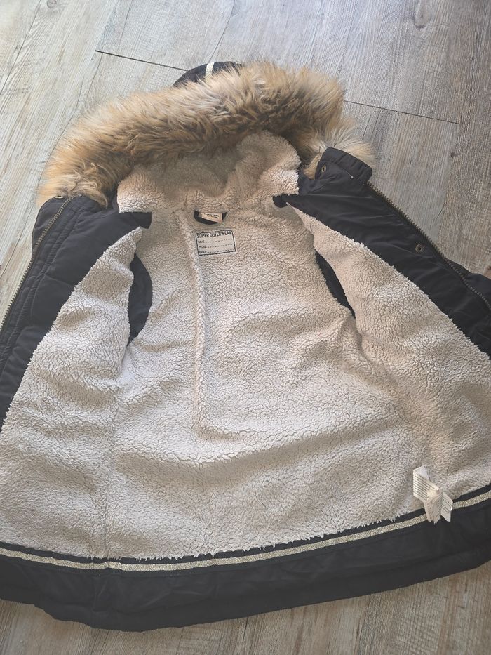 Manteau - doudoune fille tao - tape a l'œil taille 5 ans noir - photo numéro 3