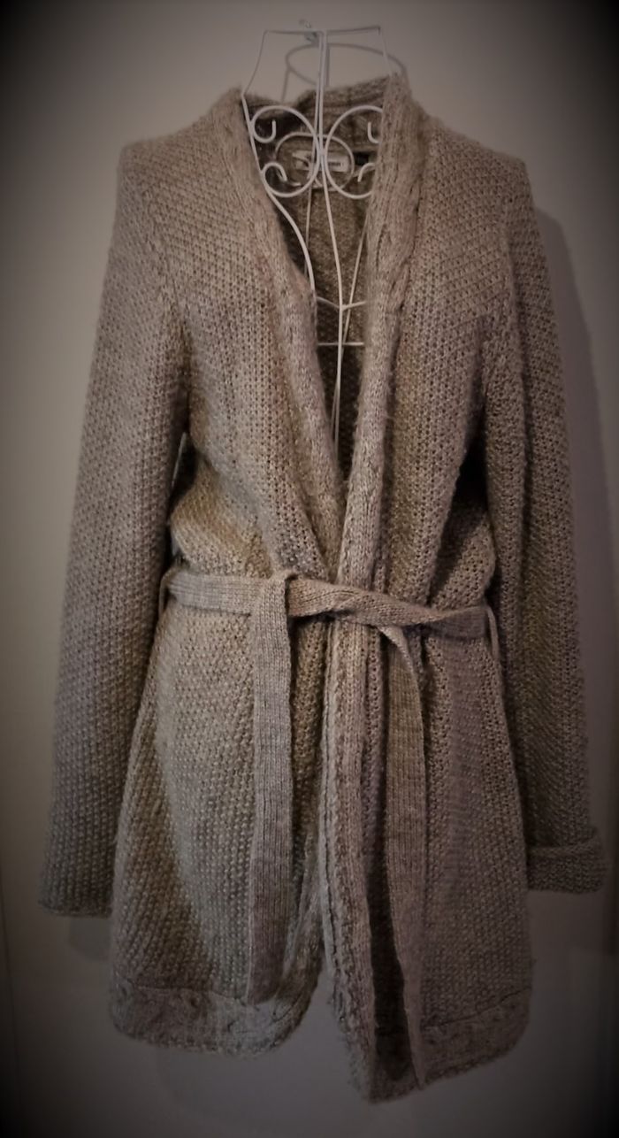 Gilet Long & Doux K.Woman - Maille Beige - photo numéro 6