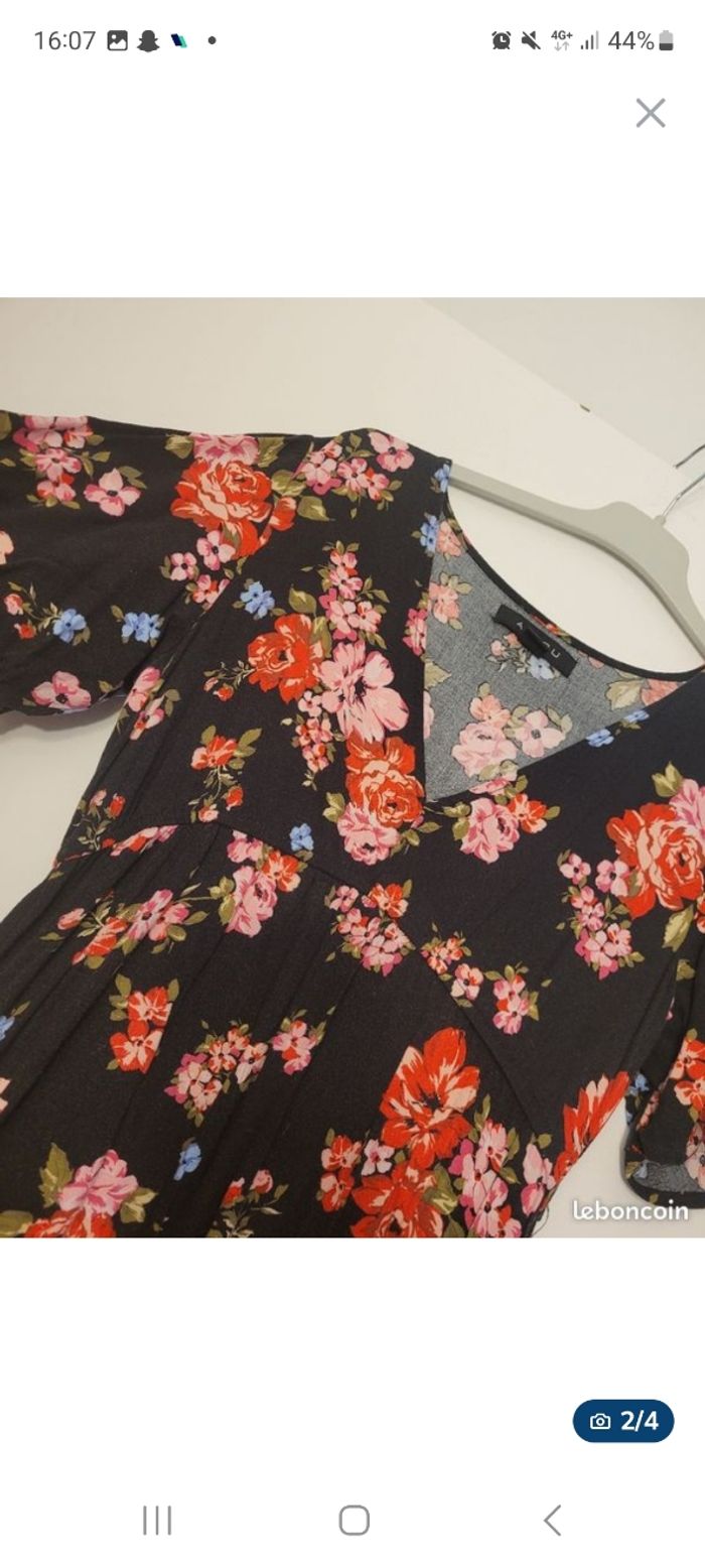 Robe longue à fleurs-Taille 40 - photo numéro 2