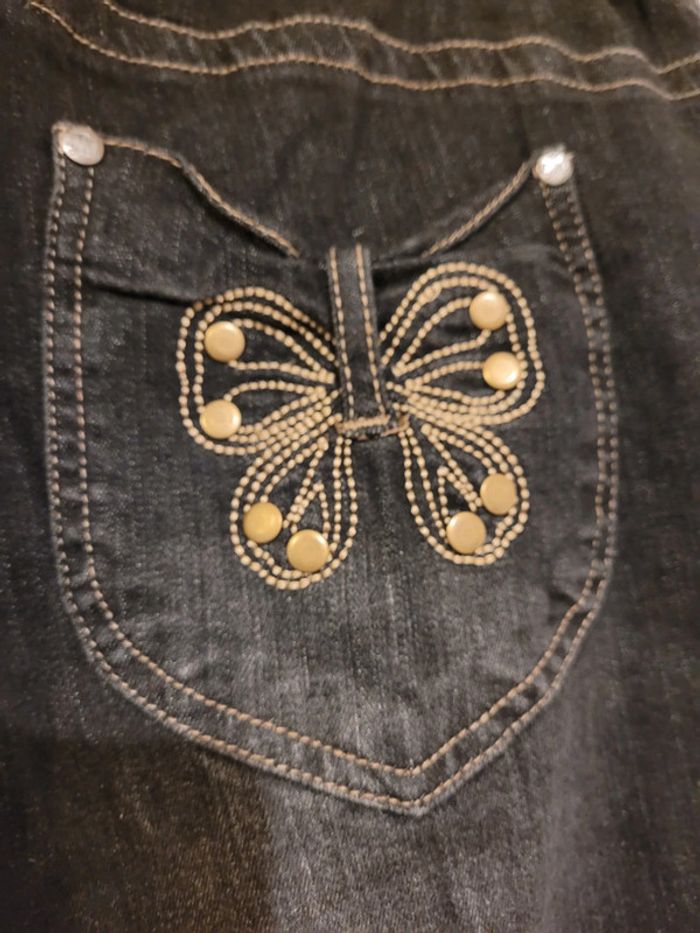 Jean motif papillon - photo numéro 3