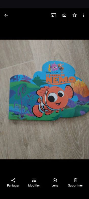 Livre Le monde de Némo