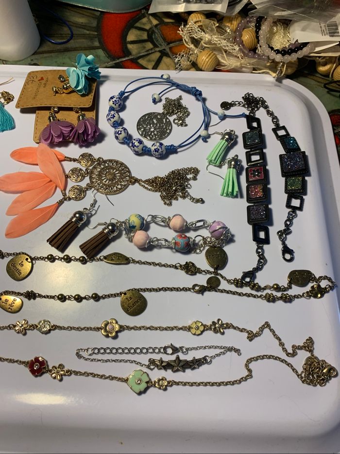Gros lot bijoux style bohème ( lire descriptif) - photo numéro 6