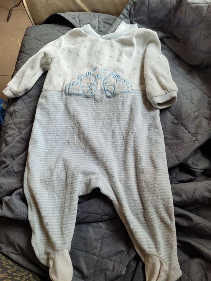 Pyjama velours kimbaloo 6 mois