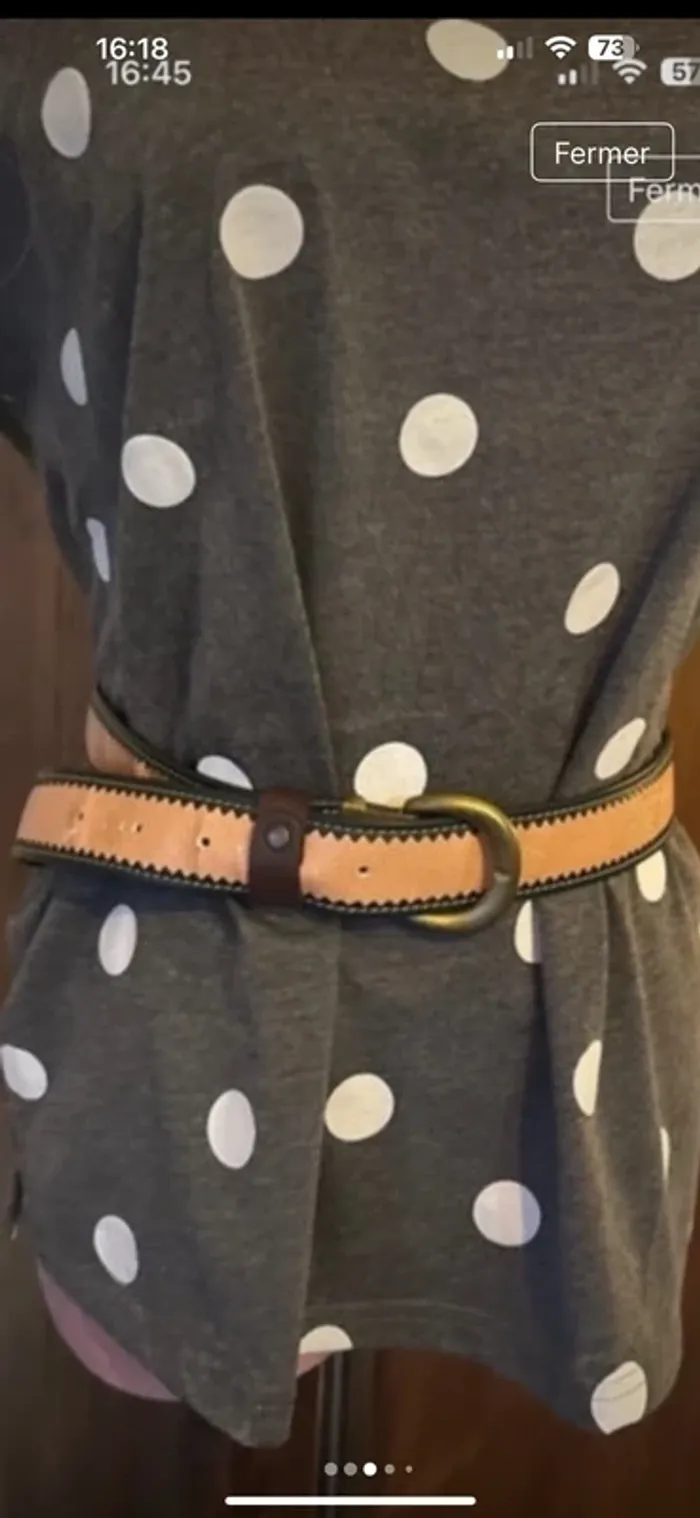 Ceinture vintage années 80/90 - photo numéro 6
