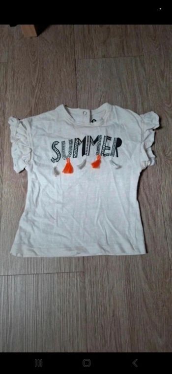 T-shirt manches courtes Grain de blé 6mois 68cm 👻