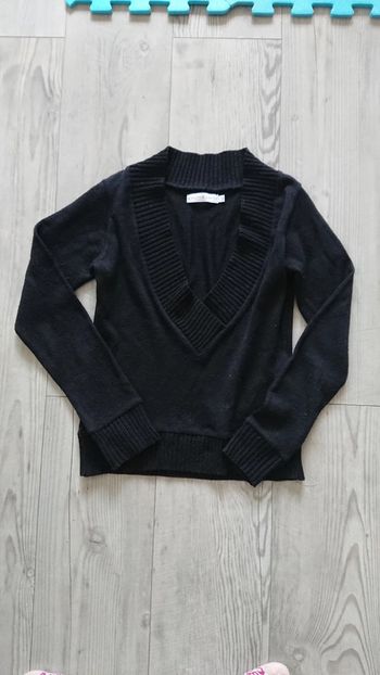 Pull grand décolleté