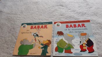 Deux livres babar au spectacle / le mammouth des neiges